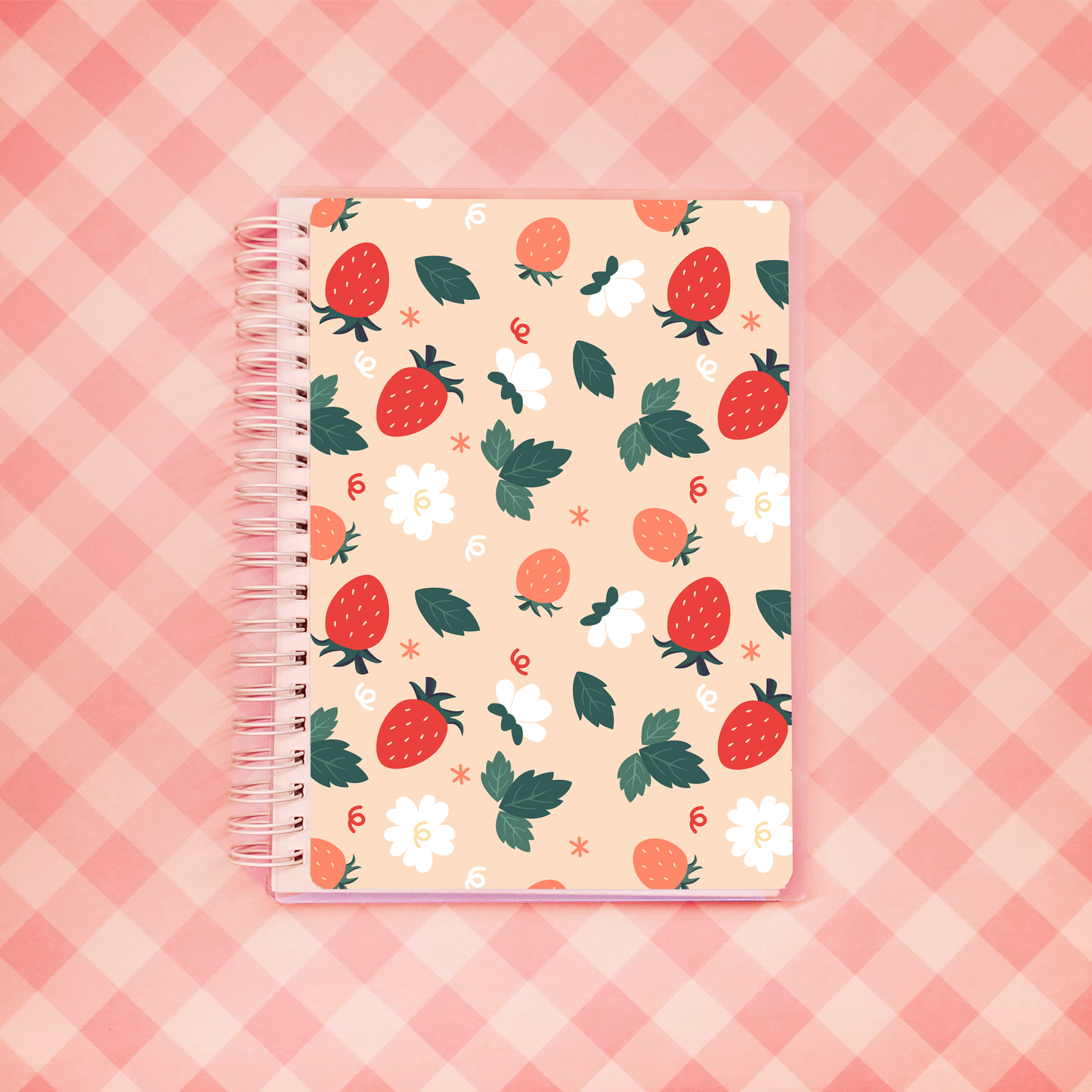 Sticker Keeper Book; Strawberry Blossoms