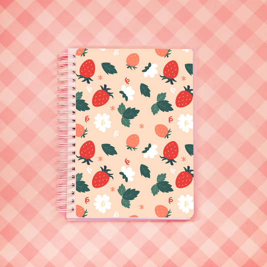 Sticker Keeper Book; Strawberry Blossoms
