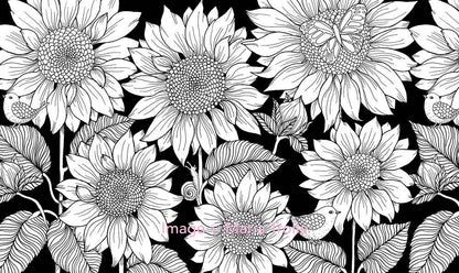 Mature Coloring Book; Twilight Garden