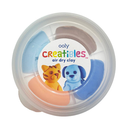 Ooly Creatibles D.I.Y. Air-Dry Clay Kit; Pet BFFs (Set of 4)