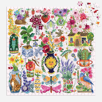 500 Piece Puzzle; Buzzy Bouquets
