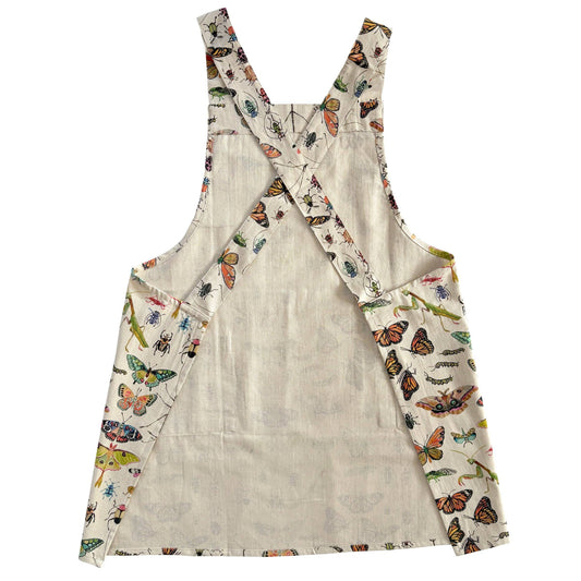 Smock Apron; Insects (100% Cotton)