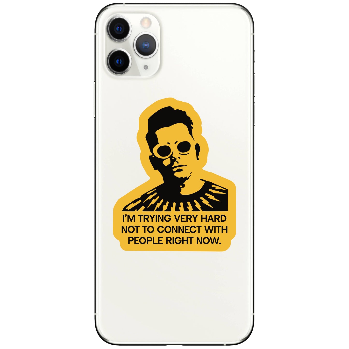 Vinyl Sticker; Schitt's Creek (Funny Sarcastic David Canadian High Quality)