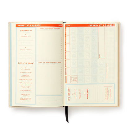 Undated Planner; Big Plans By Brass Monkey