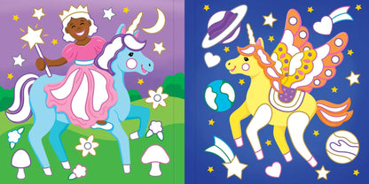 Color-By-Foil Sticker Book - Unicorns