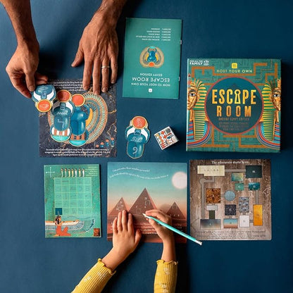 Escape Room Game; Egyptian Theme (2+ Players, Ages 9+)
