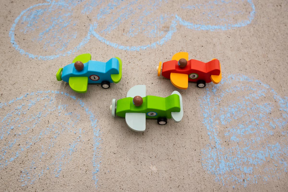 Pull-Back Wooden Airplane (3 Styles) | Jack Rabbit Creations