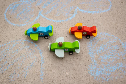 Pull-Back Wooden Airplane (3 Styles) | Jack Rabbit Creations