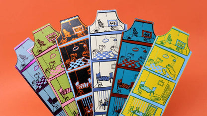 Leather Bookmark; Dolls House | Ark Colour Design