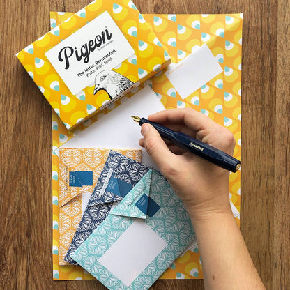 Folding Stationery Letter Set; Pencil Pigeon
