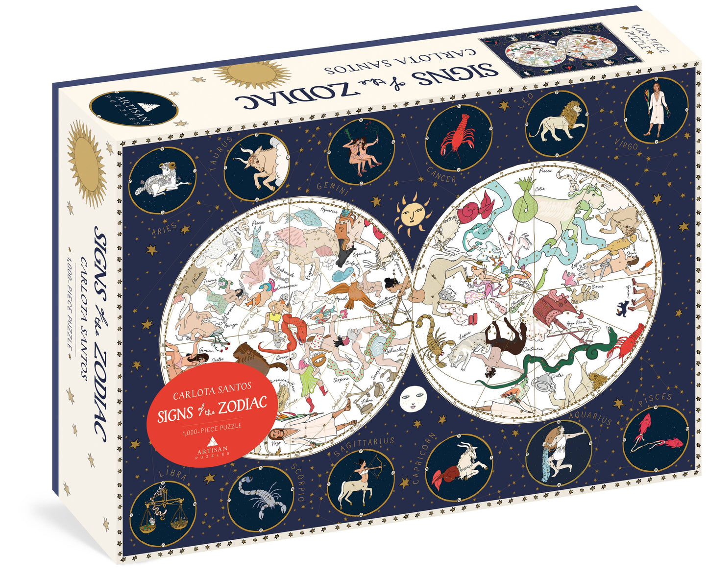 Jigsaw Puzzle; Signs of the Zodiac 1,000-Piece Puzzle