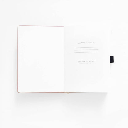 Dot Grid Notebook; Songbird In Blue