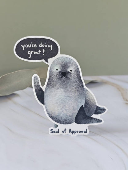Motivational Sticker Seal of Approval
