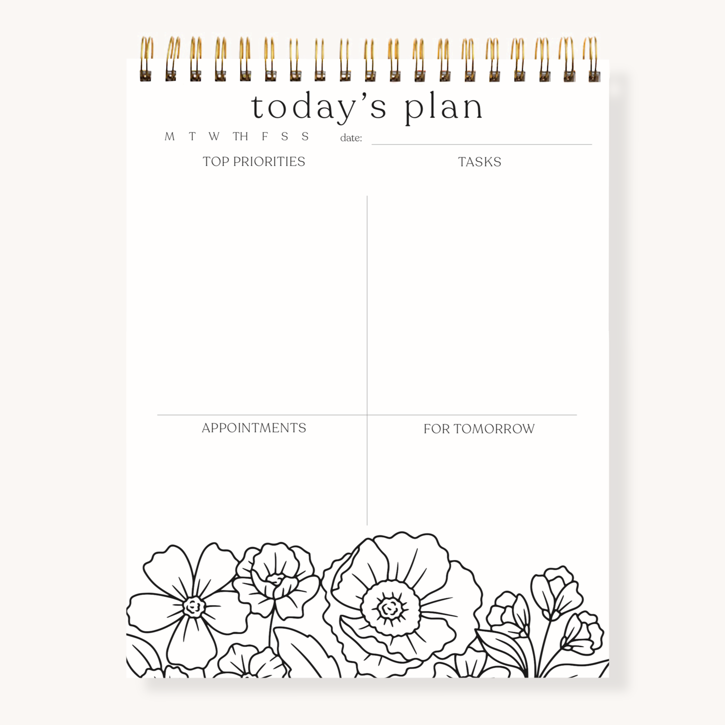Planner; Color-In Daily By Elyse Breanne Design