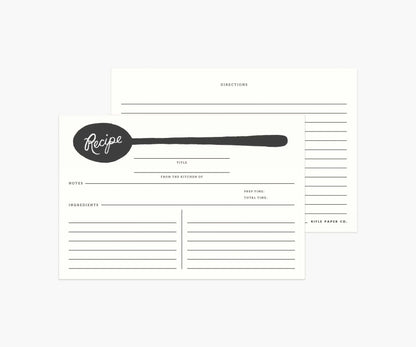 Rifle Paper Co. Tin Recipe Box; Citrus Floral