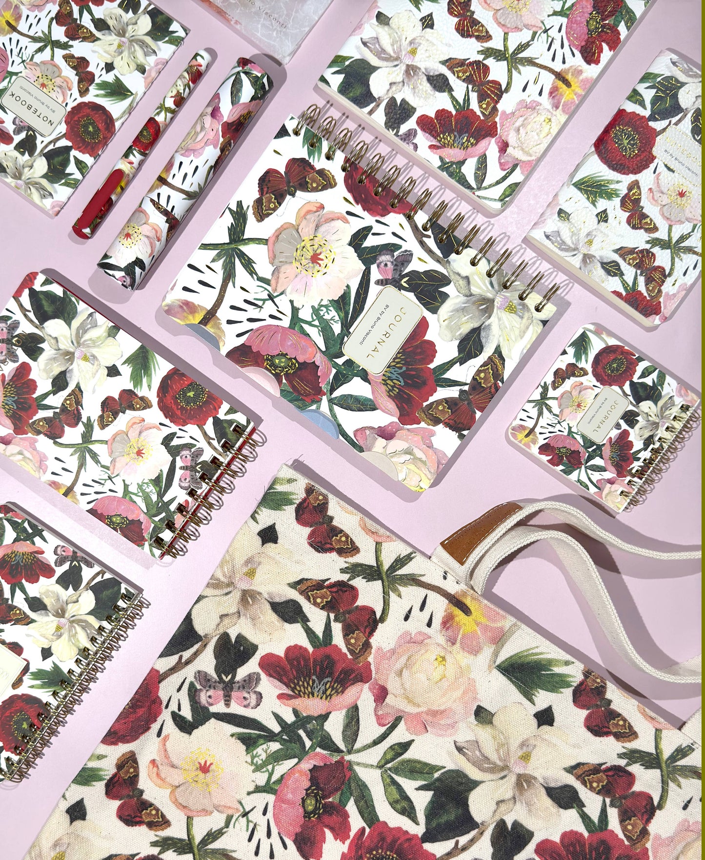 Notebook; Peonies (Size A5)
