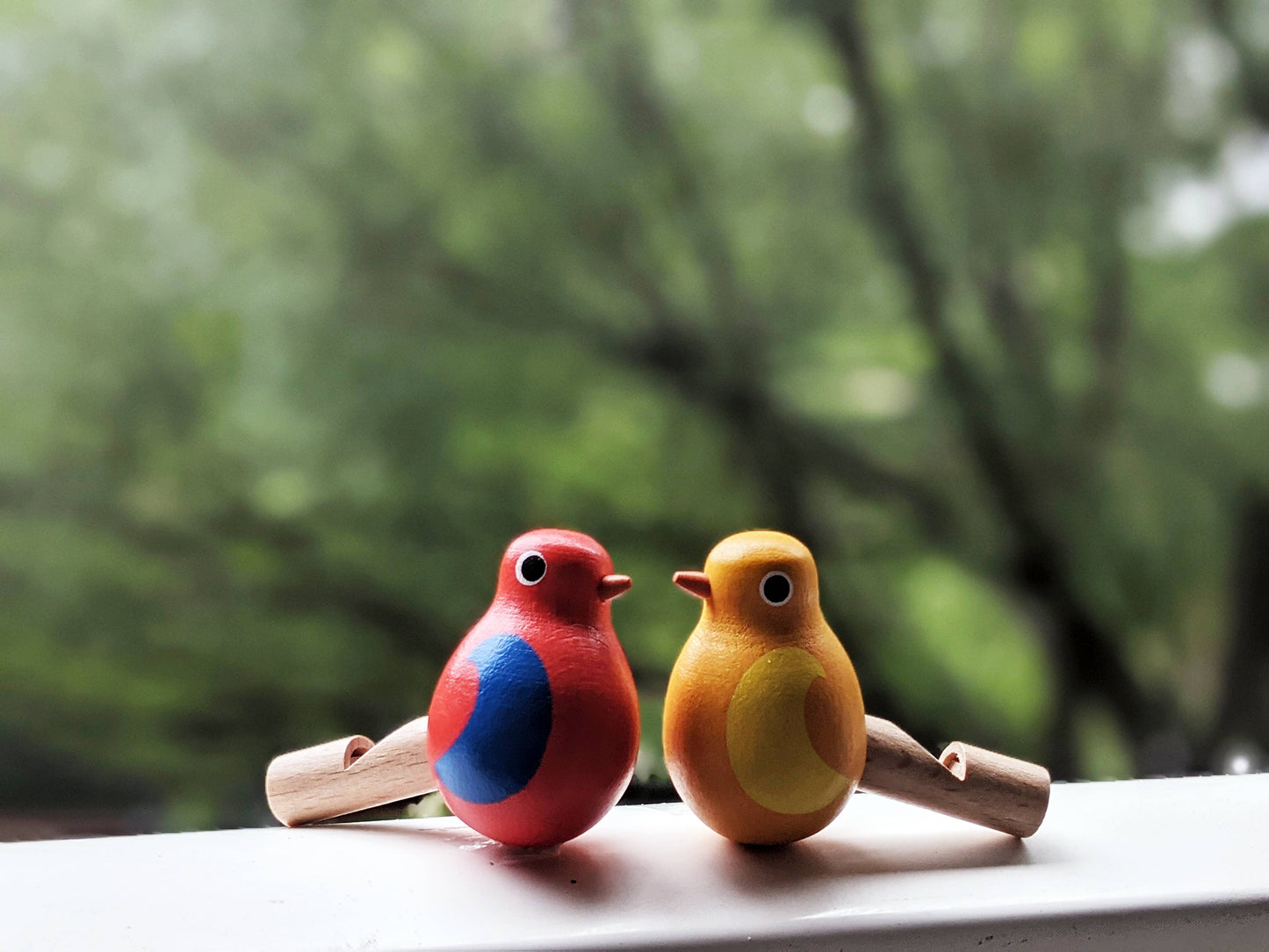 Bird Whistles; 4 Colors (Wooden)