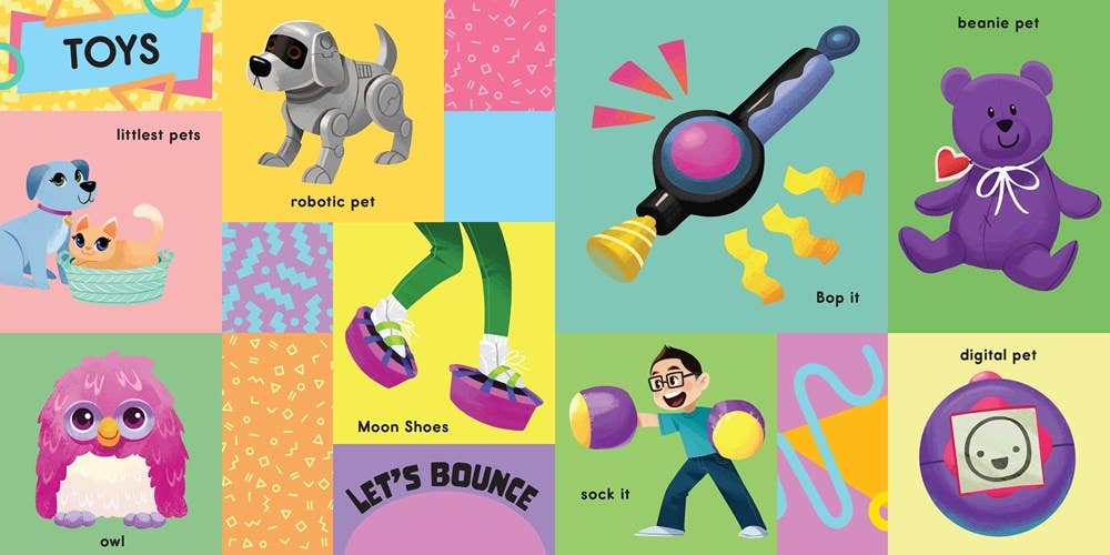 Children's Book; First 100 Words From The 90s (Highchair U/Board book)