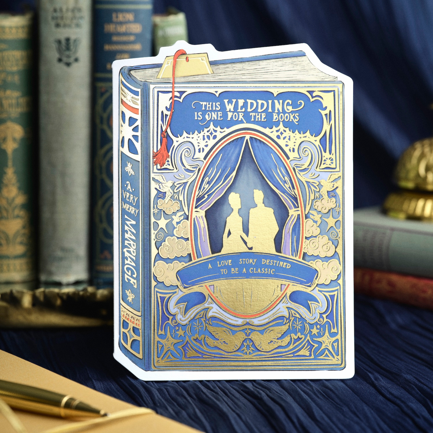 Wedding Card; Wedding Book Cover (Die-cut Card)