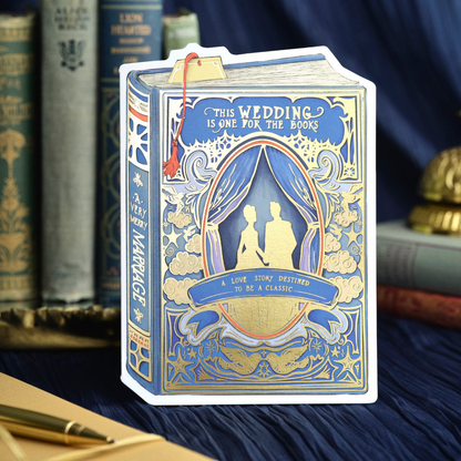 Wedding Card; Wedding Book Cover (Die-cut Card)