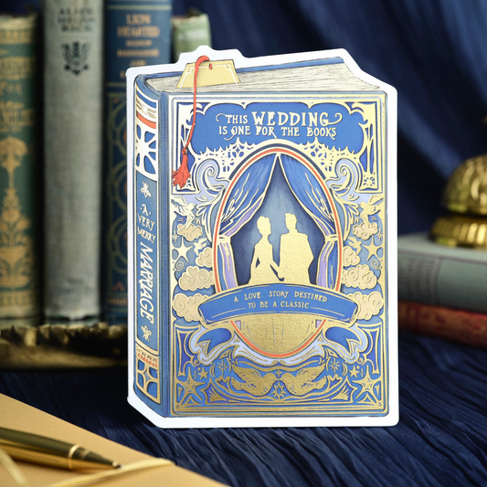 Wedding Card; Wedding Book Cover (Die-cut Card)