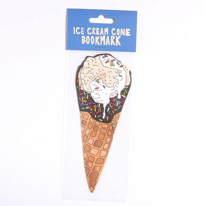 Bookmark; Ice Cream Cone (Die Cut) By Humdrum Paper