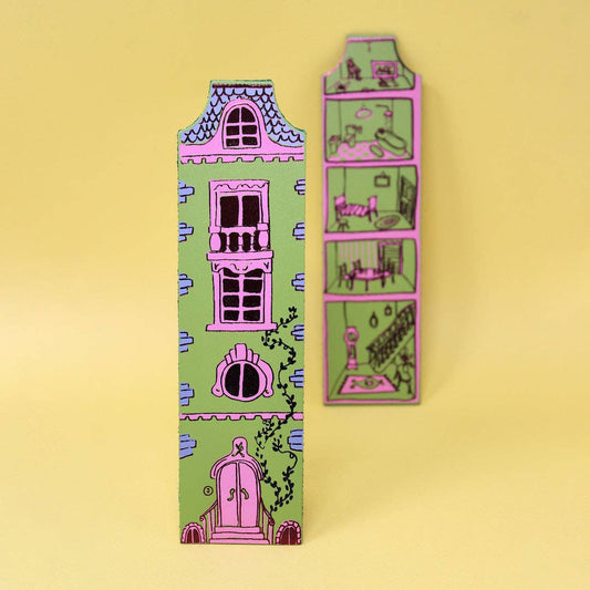 Leather Bookmark; Dolls House | Ark Colour Design