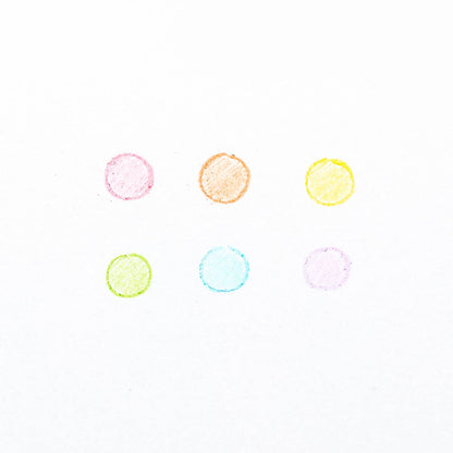 Ooly Erasable Stacking Crayons; Rainbow Scoops,Vanilla Scented (Set of 6)