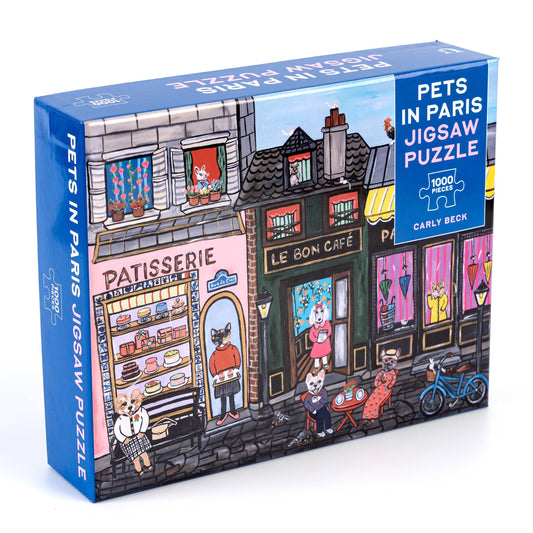 Jigsaw Puzzle; Pets in Paris 1,000-Piece
