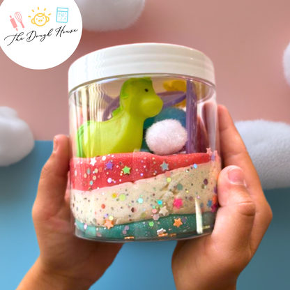 Sensory Dough Jar; Super Size Unicorn Magical Jar | The Dough House