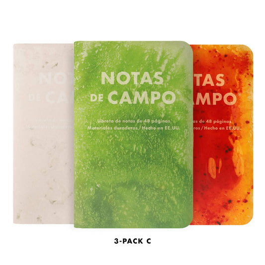 Memo Book Set; Paletas Pack C, 3-Pack | Field Notes