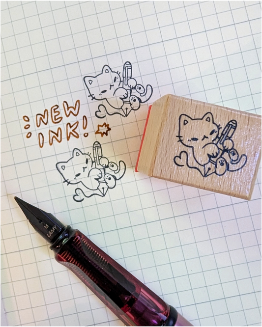 Wood Stamp; New Ink Day | CC's Art Café