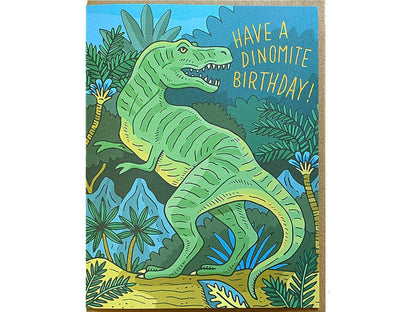 Birthday Card; Dinomite Dino