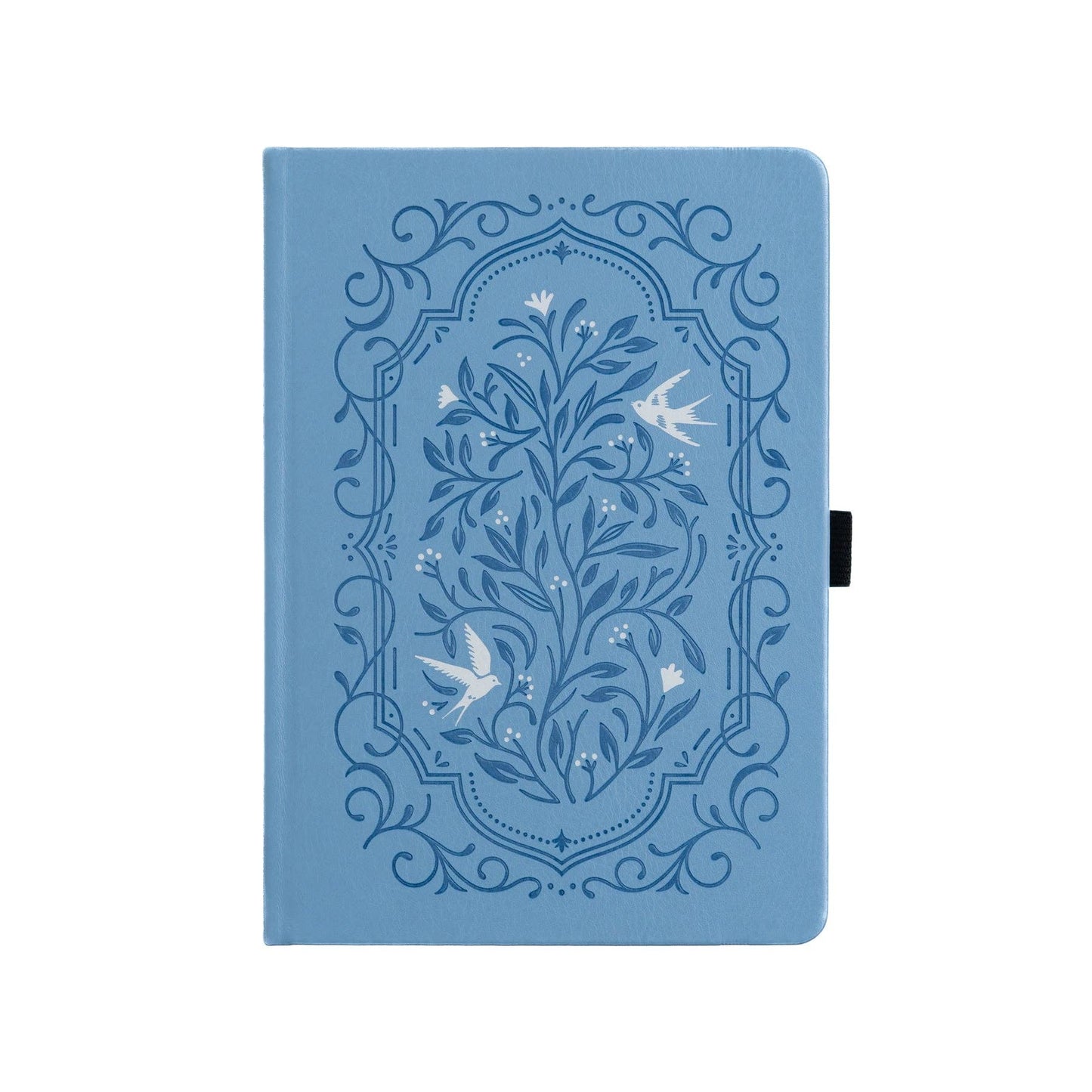 Dot Grid Notebook; Songbird In Blue