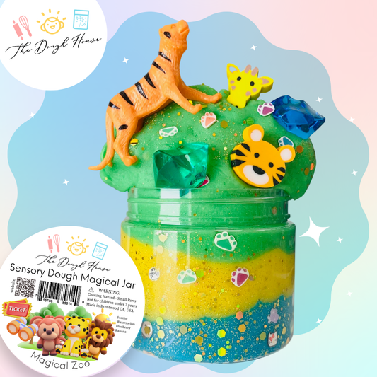 Magical Jars; Fun Size Zoo (Sensory Dough & Trinkets)