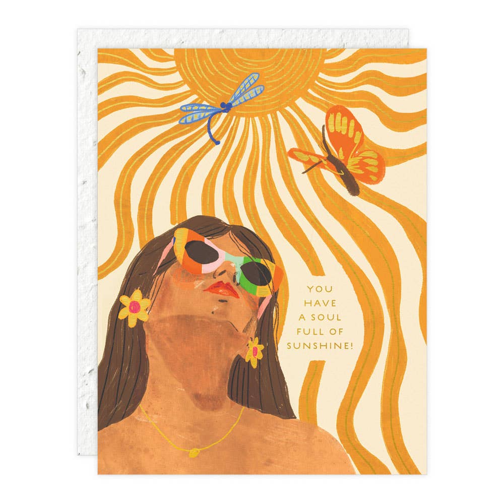 Friendship Card; Sunshine Soul | Seedlings