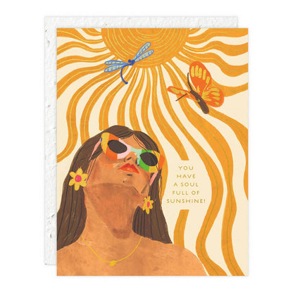 Friendship Card; Sunshine Soul | Seedlings