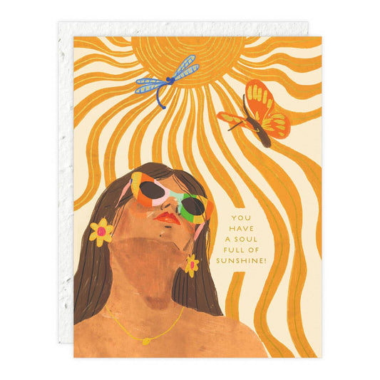 Friendship Card; Sunshine Soul | Seedlings