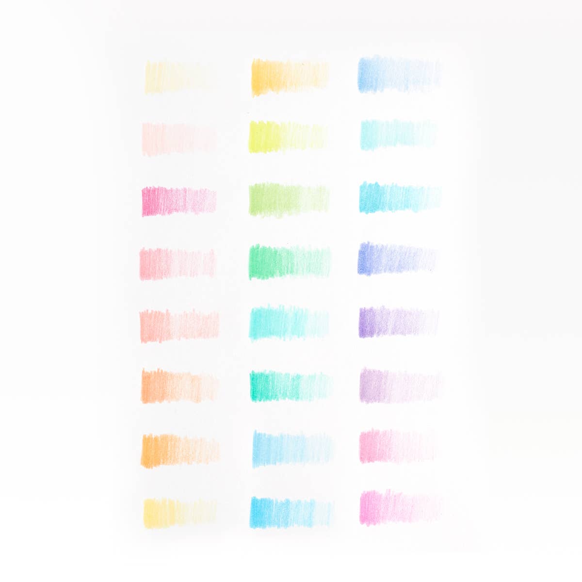 Ooly Colored Pencils; Pastel Hues (Soft-Hued Set of 24)