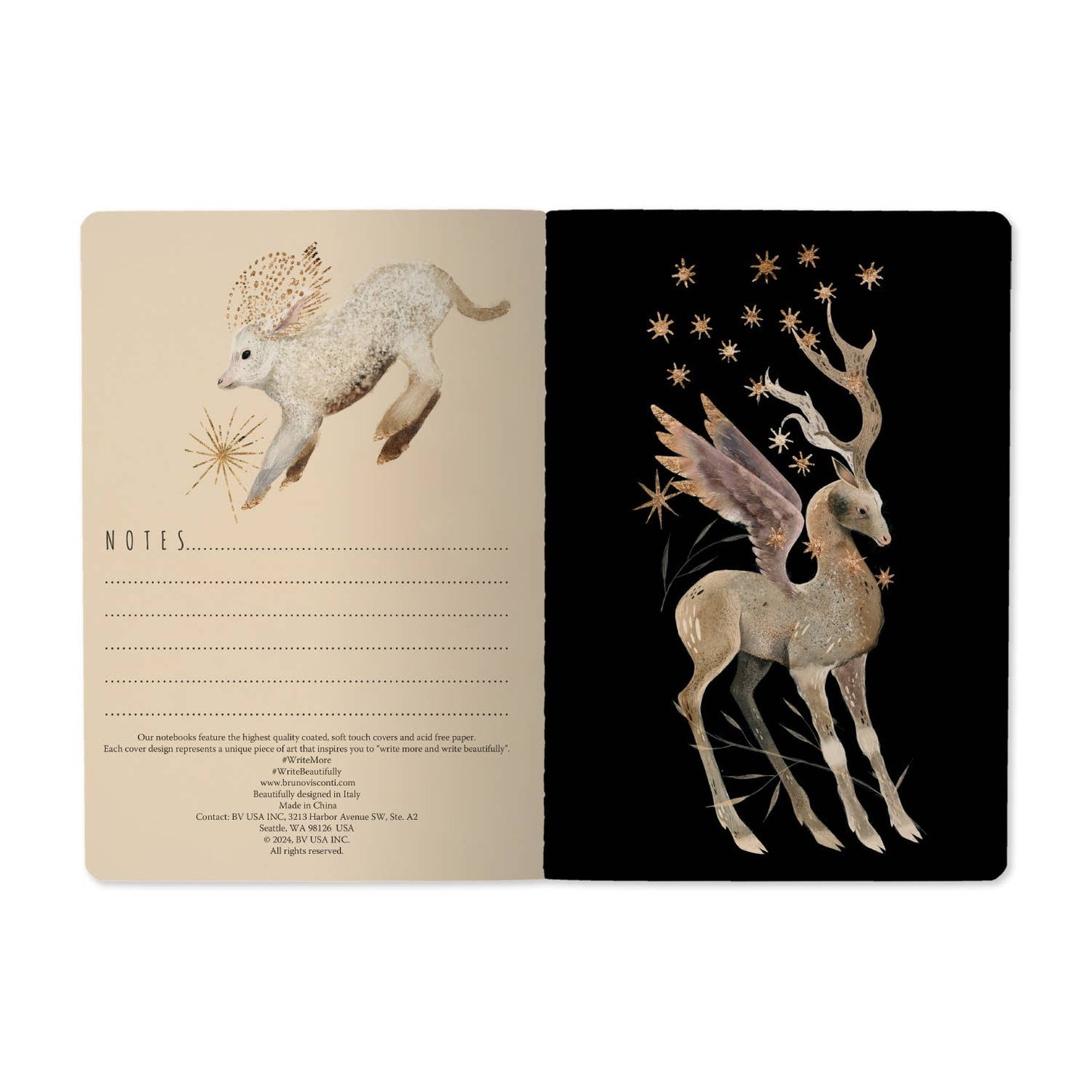 Notebook; Forest Fauna from BV by Bruno Visconti