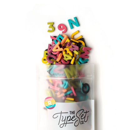 Magnetic Letters; Rainbow Pop | The Type Set Co.