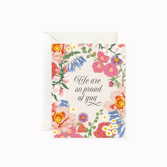 Greeting Card; Proud Of You By Botanica Paper Co.