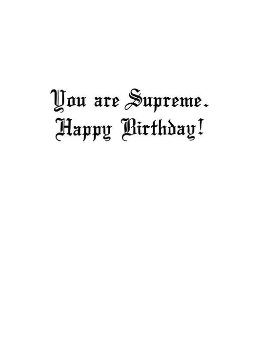 Birthday Card; RBG Supreme