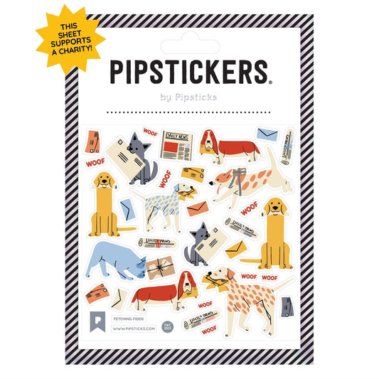 Pipsticks Sticker Sheet; Fetching Fidos