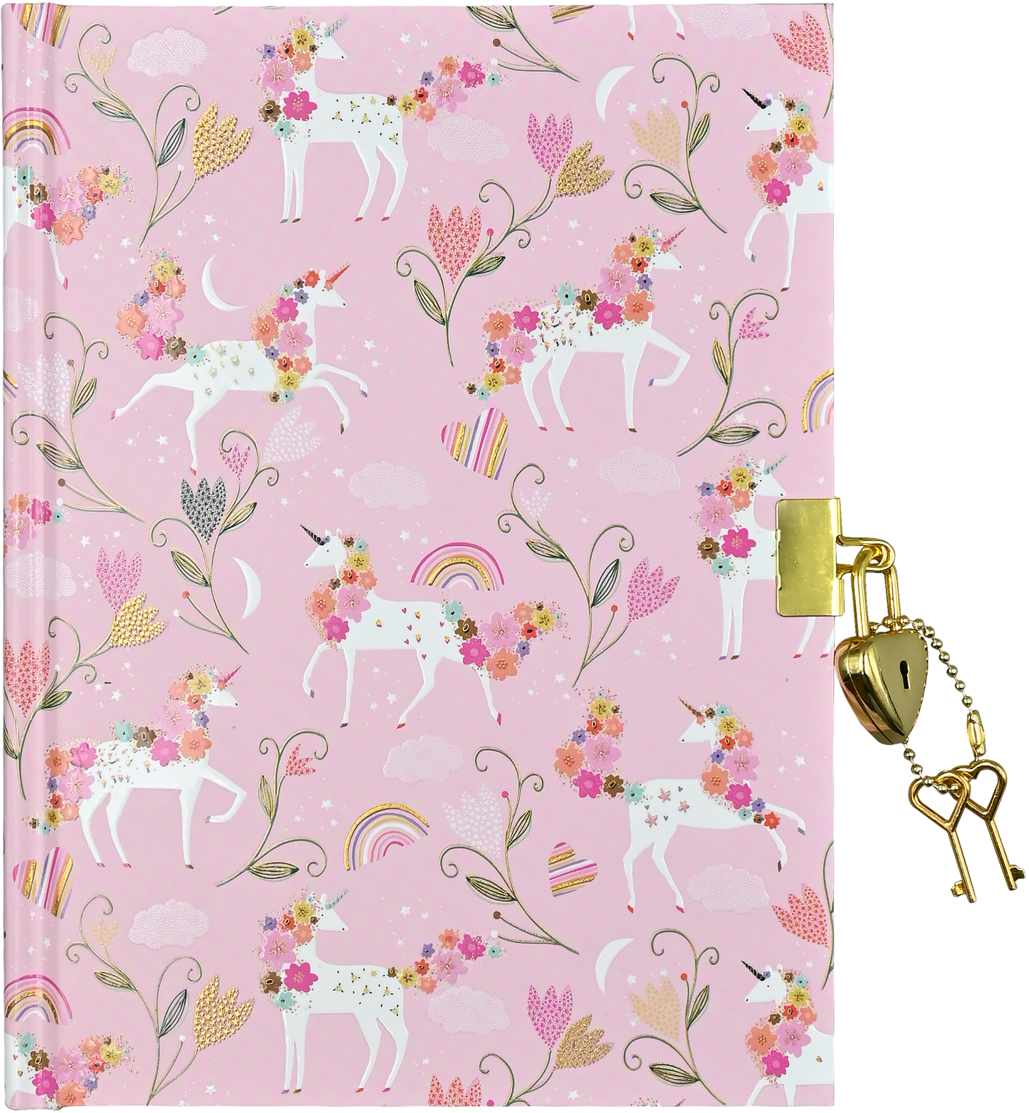 Locking Journal; Unicorn Blooms