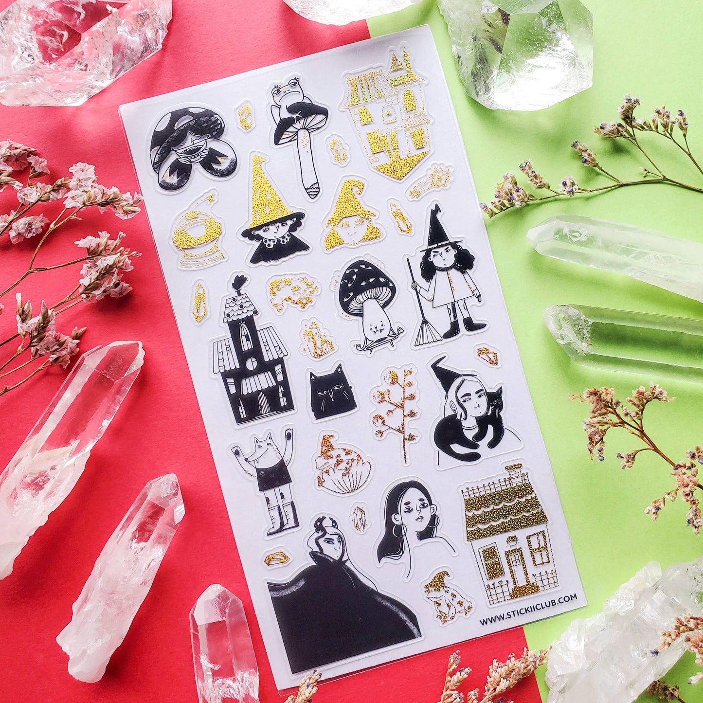 Stickii Sticker Sheet; Spooky Season