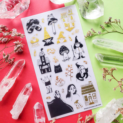 Stickii Sticker Sheet; Spooky Season