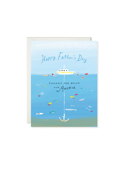 Dad Card; Anchor Dad (Classic Father's Day Card)
