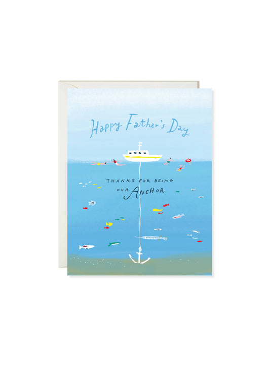 Dad Card; Anchor Dad (Classic Father's Day Card)