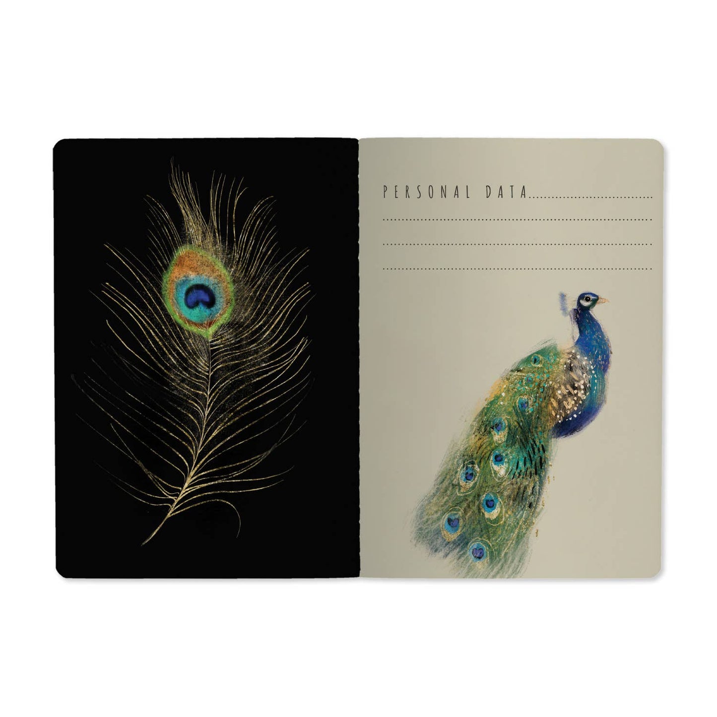 Notebook; Magic Peacocks (Size A5)